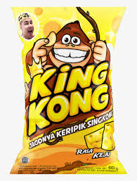 Singkong isi ayam wortel 30. Download King Kong Cassava Chips Cheese Flavour é‡'å‰› è–¯ ç‰‡ Png Image With No Background Pngkey Com