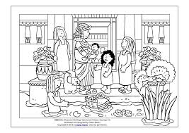 As a baby, moses was placed in a basket and set adrift amid the reeds by the side of the nile river. Coloring Page Young People In The Bible Miriam And Baby Moses My Wonder Studio