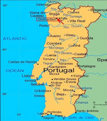 Map Of Portugal For Tourists Map Showing Portugal Towns And Holiday Resorts Portugal Map Portugal Travel Portugal Cities