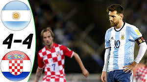 Argentina hopes to bounce back from the draw against chile when they visit colombia tuesday in world cup qualifying. Argentina Vs Croatia 4 4 All Goals Extended Highlights Resumen Goles Last 2 Matches Hd Youtube
