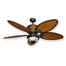 52 large room bronze tropical mocha leaf blade indoor outdoor led ceiling fan. Cane Isle Tropical Ceiling Fan W Light 52 Real Rattan Blades And Motor Housing