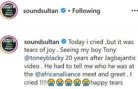 Watch the reason why he died and how he died. Famous Singer Sound Sultan Reduced To Tears After Reunion With Jagbajantis Student The Site News