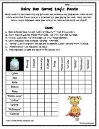 For the upcoming exams, candidates have to practice more reasoning puzzles. Logic Puzzle Freebie By Carrie Whitlock Teachers Pay Teachers