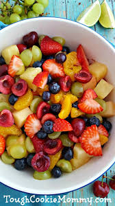 Honey Lime Rainbow Fruit Salad Tough Cookie Mommy