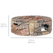 Maybe you would like to learn more about one of these? Best Choice Products 30 000 Btu Gas Fire Pit For Backyard Garden Home Outdoor Patio W Natural Stone Handle Cover Walmart Com Walmart Com