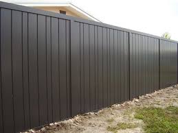 20 Gorgeous Black Wooden Fence Design Ideas For Frontyards Coodecor Corrugated Metal Fence Metal Fence Panels Fence Design