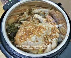 Guna rice cooker pun boleh bagi mengantikan oven. Resepi Ayam Panggang Pressure Cooker