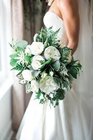 White Peony Bouquet With Summer Greenery White Wedding Bouquets White Wedding Flowers White Peonies Bouquet