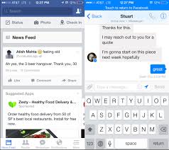 Here's how to install android apps on your chromebook. Facebook Is Forcing All Users To Download Messenger By Ripping Chat Out Of Its Main Apps Techcrunch