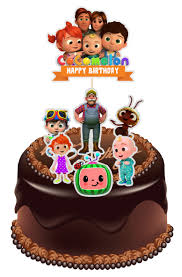 Package includes 1pcs coco melon 2nd cake topper, 1pcs cocomelon rainbow cake topper, 10pcs cupcake toppers. Cocomelon Cake Topper Laminated Lazada