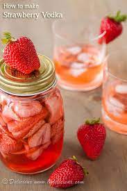 Drinks to make with strawberry vodka. Strawberry Vodka Strawberry Vodka Recipe Strawberry Vodka Yummy Drinks