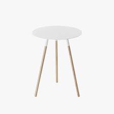 Plain Small Round End Table By Yamazaki Up Interiors In 2020 Small End Tables End Tables Table