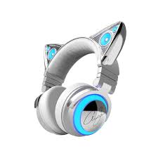Oregon Scientific Australia Cat Ear Headphones By Axent Wear Blue Headphone With Gaming Mic Wireless Cat Ear Headphones Cat Ear Headphones Headphones