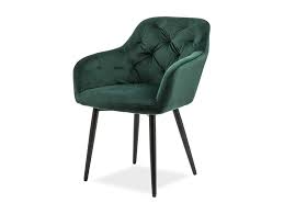 Kai wiechmann 2er set auflage „kanaria für gartenstuhl aus 100% polyester 6 cm dick 50 x 45 cm, (rot) polster für stuhl 4,9 von 5 sternen 71 36,99 € 36,99 € stuhl polster. Polsterstuhl Grun Fran Stoff Mit Armlehnen Und Steppung