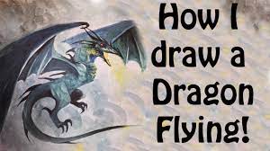 Simply subscribe us for more drawing tutorial. How I Draw A Dragon Flying Youtube