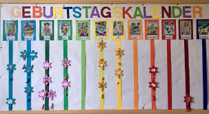Kindergarten Geburtstagkalender Montessori Geburtstagkalender Geburtstag Kalender Basteln Geburtstagskalender Kita Basteln