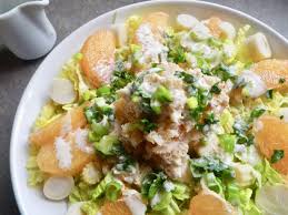 Salade De Chou Chinois Pamplemousse Et Crabe Recette Ptitchef Recette Salade De Chou Chinois Chou Chinois Salade De Chou