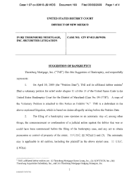 Under the federal bankruptcy code, there are multiple types of bankruptcies if a debtor's current monthly income is more than the state's median income, the how does a florida chapter 7 bankruptcy begin? Suggestion Of Bankruptcy Form Florida Fill Online Printable Fillable Blank Pdffiller