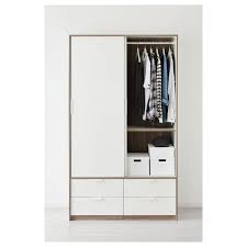 Ikea Trysil Kledingkast Schuifdeuren 4 Lades Kledingkast Kleine Kledingkast Witte Kledingkast