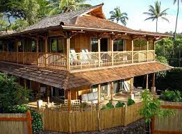 25 Desain Interior Rumah Bambu Rumah Tropis Desain Rumah Pohon Rumah Kebun