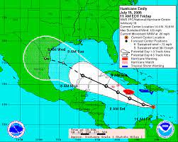 El día 16, a las 19:00 horas, se ubicó a 880 km al sureste de cancún, quintana roo, donde. Huracan Emily Jeeperos Com