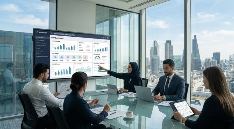 Integrated ERP Dashboards Drive Smarter Business Strategy, AI generated