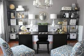Today i am revealing the reconfiguration of my modern farmhouse dining room which includes our first wall demo and the build of a diy banquette for office and electronic storage. Turning A Dining Room Into A Home Office Klassisch Arbeitszimmer Sonstige Houzz