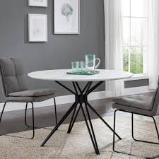 White round dining table round pedestal dining table round glass dining table round dining table marble dining table dining chairs price ($) any price under $250 $250 to $750 $750 to $1,500 over $1,500 custom. Southern Enterprises Atticus Round Dining Table Black And White