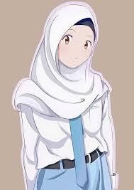 Photos gambar animasi muslimah bergerak drawing art gallery. Cartoon Hijab Girl Anime Diseno De Camisa