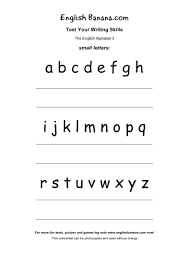 Songtext (nach dem lied i like the flowers) selbst erstellt, einsetzbar ab klasse 3 grundschule. The English Alphabet 3 Small Letters English Banana