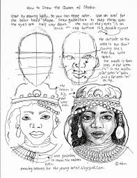 Learn drawing step by step for beginners. How To Draw The Queen Of Sheba Free Printable Drawing Worksheet See More At My Blog Http Drawinglessonsfortheyoungar Art Handouts Drawings Art Worksheets