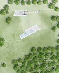 Broadford Farm Pavilion Lake Flato Architects Architecture Site Plan Site Plan Lake Flato