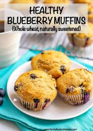 Berry flower vegan tart dessert recipe. Healthy Blueberry Muffins Family Food On The Table