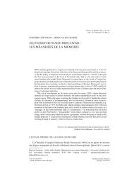 Incendies is a 2003 play by wajdi mouawad.1 the play was translated into english as scorched by linda gaboriau and was published in 2005 by playwrights canada press. Pdf Incendies De Wadji Mouawad Les Meandres De La Memoire Heba Ghadie Academia Edu