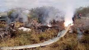 On thursday, june 24, a kenya defence forces (kdf) helicopter crashed and burst into flames at ol tepesi area in ngong, kajiado county. V8txvsyjwfhtrm