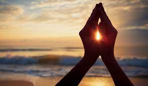 Instead of moving quickly, jumping into and out of poses as you would in sun salutations, move slowly, as though you were moving through water. Sun Moon And Fire Philosophy Of Hatha Yoga Himalayan Institute