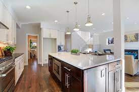 The project will change the look and feel of your kitchen and give you a nice focal point instead of just another, boring and dreary island. Kitchen Islands With Columns Kitchen Columns Kitchen Island With Column Contemporary Kitchen Island