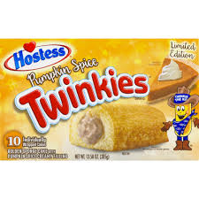 Hostess Pumpkin Spice Twinkies Cakes 13 58 Oz Instacart This package of hostess twinkies includes 2 boxes of twinkies with 10 cakes in each box. hostess