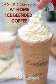 Add 2 scoops to 7 oz. Ice Blended Coffee Easy Delicious Recipe Blended Iced Cappuccino Blended Coffee Drinks Blended Coffee Recipes