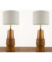 585 results for mid century lamp wood. Mid Century Wood Lamps Matching Pair
