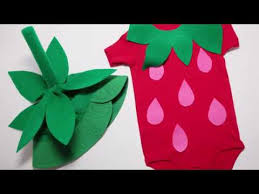 how to baby strawberry costume diy no sewing required