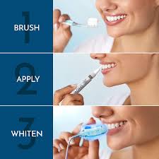 Teeth whitening gels and strips can make teeth and gums more sensitive but less potent ones maybe less effective. Amazon Com Snow Teeth Whitening Kit With Led Light Complete At Home Whitening System Best Results Safe For Sensitive Teeth Braces Bridges Crowns Caps Veneers Health Personal Care