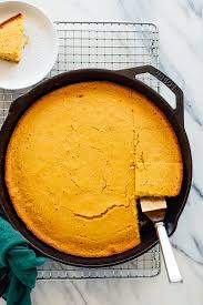 Best cornbread grits recipe southern new years day food make your own cornbread using polenta or cornmeal. Honey Butter Cornbread Recipe Cookie And Kate