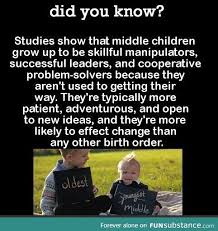 First Born Birth Order Characteristics Chart Booya Middle Child Quotes Middle Child Day Middle Child Syndrome