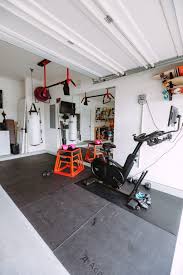 Half Garage Gym On A Budget In 2020 Home Gym Garage Gym Room At Home Garage Gym