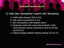 Check spelling or type a new query. Hak Dan Kewajiban Suami Isteri Dalam Perkawinan Menurut Hukum Islam Uu No 1 Tahun 1974 Tentang Perkawinan Dan Kompilasi Hukum Islam Khi Ppt Download
