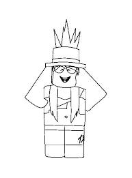 Grow your skills with our free coloring pages. Roblox Coloring Page Girl Novocom Top