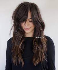 Chocolate Hair With Ash Brown Highlights Brunette Hair Color Hairstyles With Bangs Chocolate Brown Hair Color