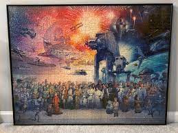 Cada puzzle garantiza diversión y satisfacción incomparables. Framed My First 2000 Piece Ravensburger Star Wars Puzzle Jigsawpuzzles