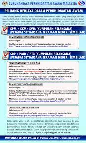 Jawatan kosong suk negeri perlis yang tersenarai adalah seperti berikut: Iklan Jawatan Kosong Suk Negeri Sembilan Kerja Kosong Kerajaan